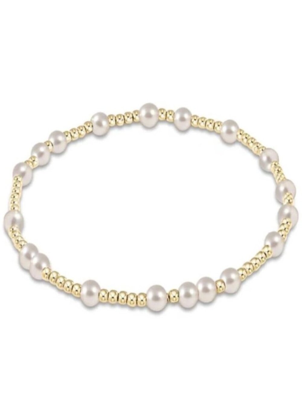 New Enewton Hope Unwritten Pearl 4mm 14kt Gold-filled Beads Bracelet